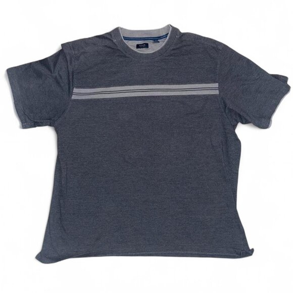 Classic Gray Striped Tee 👕 - Picture 1 of 4